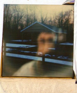 Polaroid photo containing a mysterious presence, paranormal photo, ghost presence in photograph, Strange Occurrences paranormal investigators Wellington new Zealand