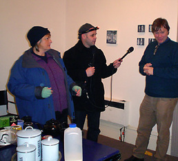 ghost hunting at Inverlochy House, Te aro wellington, Justin gregory interviewing mark Marriott of Strange Occurrences