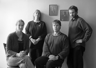 founding members of Strange Occurrences team, 2006,Strange Occurrences paranormal investigators Wellington New Zealand; photo by James Gilberd